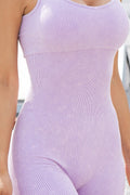 Thumbnail of MINERAL WASHED RIB SEAMLESS ROMPER