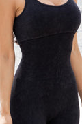 Thumbnail of MINERAL WASHED RIB SEAMLESS ROMPER