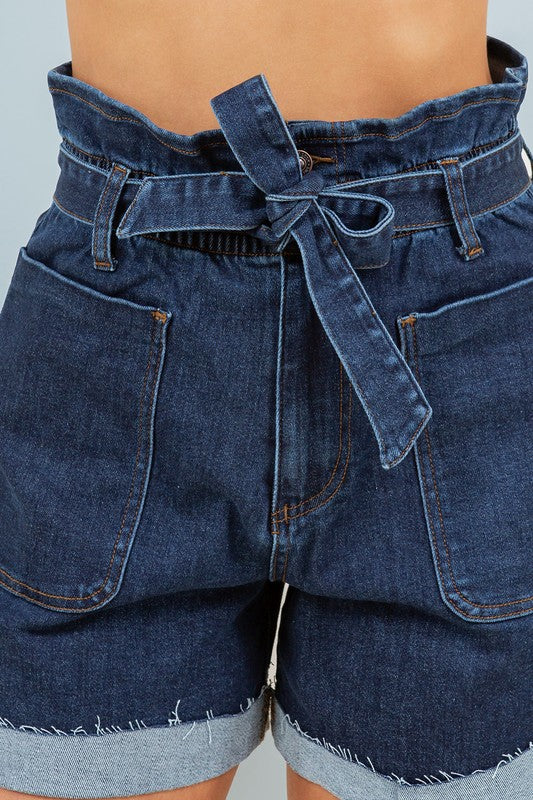 PAPERBAG SHORT DENIM