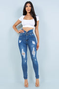 Thumbnail of RIPPED DENIM JEANS