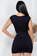 Thumbnail of Bodycon Cap-Sleeve Mini Dress