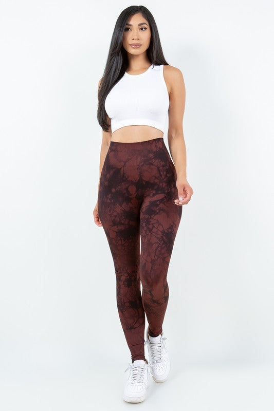 TIE DYE SEAMLESS LEGGINGS