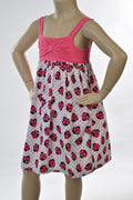 Thumbnail of Knit /  Woven Sundress - Lady Bugs