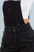 Thumbnail of Denim Washed Black Short Overalls