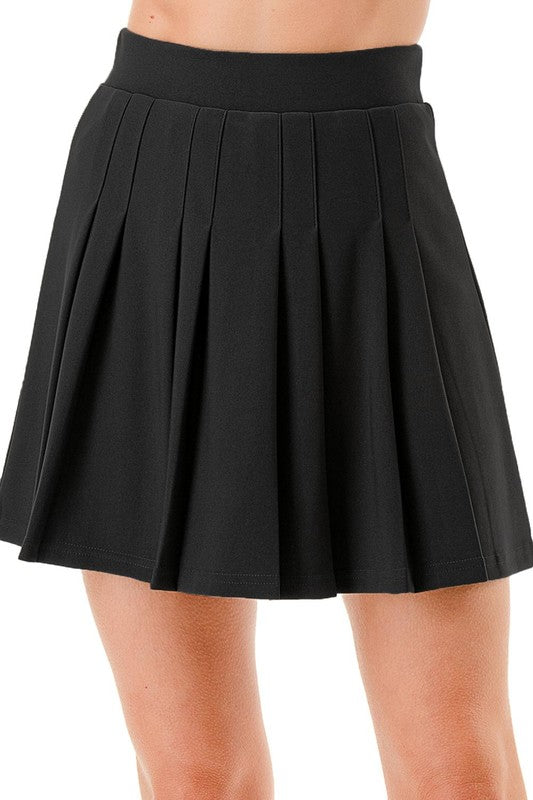 SCUBA  PLEATED SKORT
