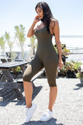 Thumbnail of SOLID RIB SEAMLESS SPAGETTI STRAP ROMPER