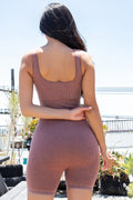Thumbnail of MINERAL WASHED RIB SEAMLESS ROMPER