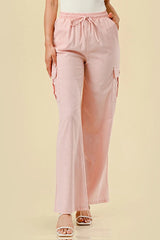 PANTALONES CARGO DE LINO