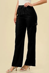 PANTALONES CARGO DE LINO