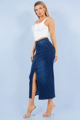 LONG DENIM SKIRT