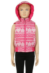 Vest with heart print