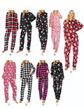 Thumbnail of 2-PIECE  PRINT BRUSHED PAJAMA SET