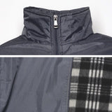 MEN FLEECE LINED WINDBREAKER JACKET