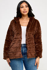 FAUX FUR COAT