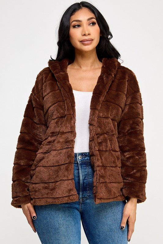 FAUX FUR COAT