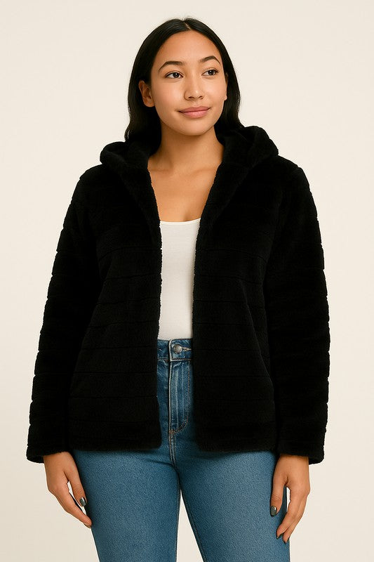 FAUX FUR COAT