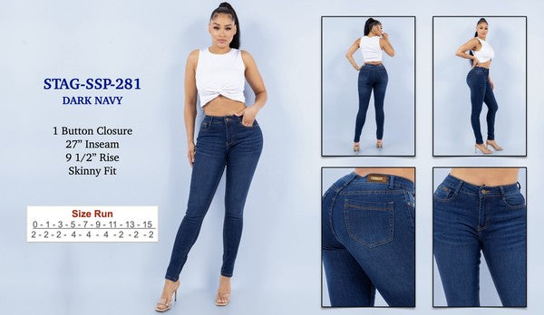 SKINNY FIT DENIM JEANS