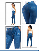 Ripped  Boot cut Jeans