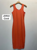 Thumbnail of RIBBED SLEEVELESS MIDI DRESS