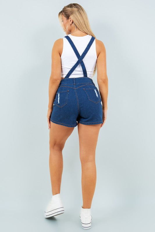 RIPPED SHORT OVERALL
