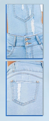 RIPPED SHORT OVERALL