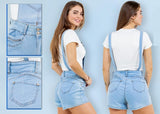 DENIM  SHORTALL