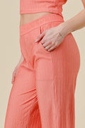Thumbnail of 2 PIECE CRINKLE CAPRI SET