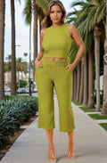 Thumbnail of 2 PIECE CRINKLE CAPRI SET