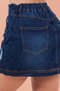 Thumbnail of DENIM SKIRT WITH ELASTIC WAISTBAND