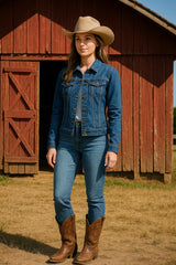 Blue Jean Distressed Jacket