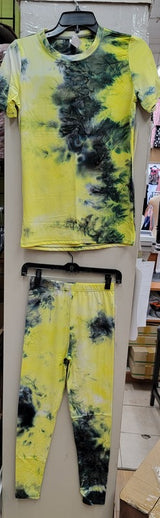 TIE DYE LEGGINGS SET