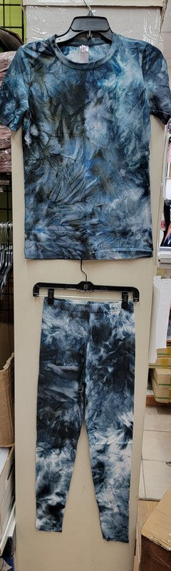 TIE DYE LEGGINGS SET
