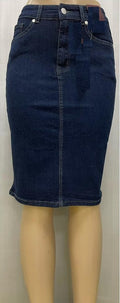 Thumbnail of Denim pencil skirt