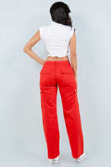COLORED CARGO PANTS FOR WOMEN'S