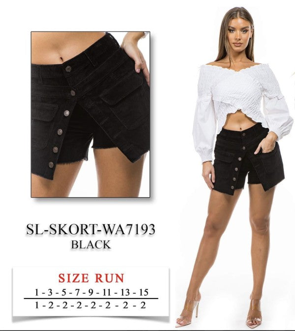 Corduroy Skort