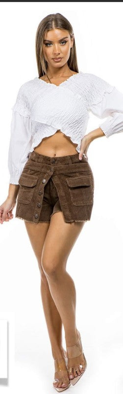 Corduroy Skort