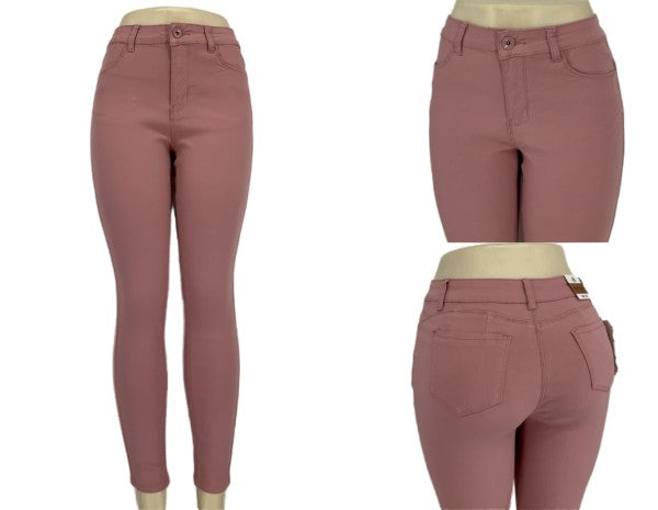 Plain Stretch Colored Denim Pants