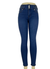 high-waisted skinny jeans