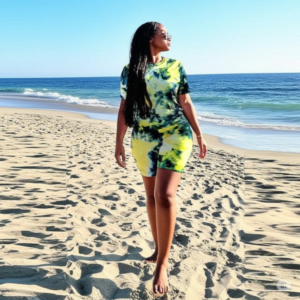 TIE DYE TWO  PIECES SETS