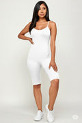 Thumbnail of SOLID RIB SEAMLESS SPAGETTI STRAP ROMPER