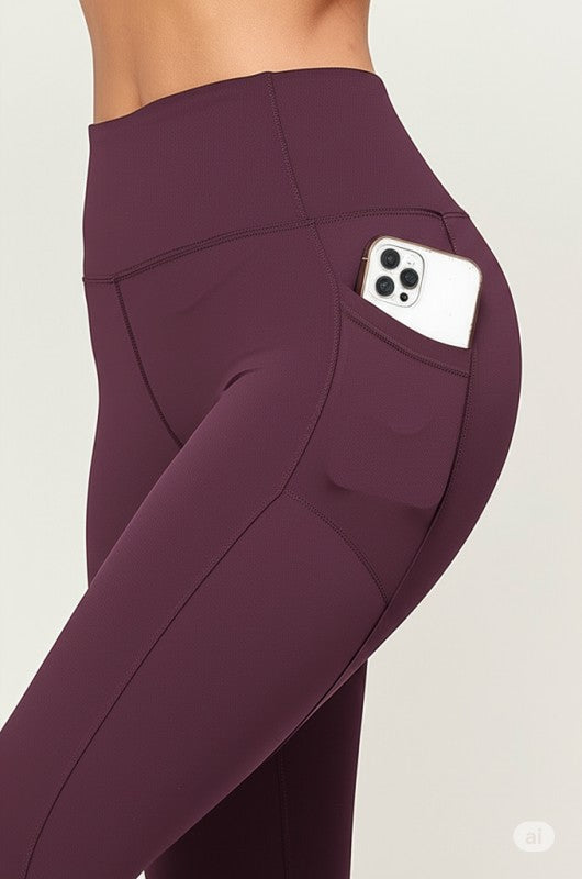 premium solid color yoga legging