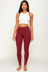 premium solid color yoga legging