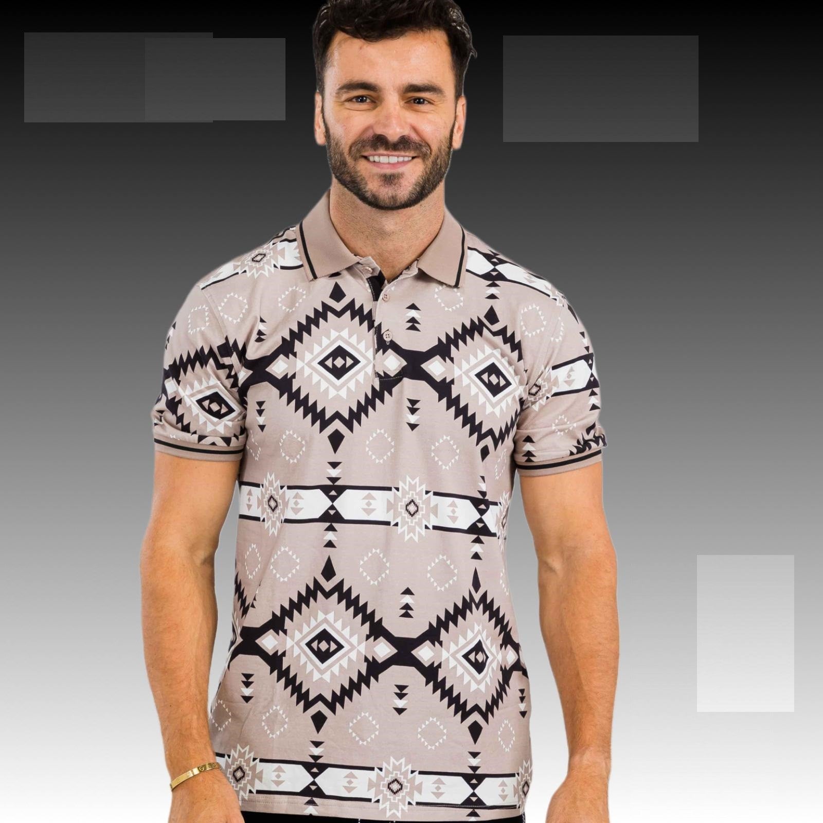 Polo de manga corta para hombre