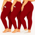 Thumbnail of PLUS SIZE Solid textured BUTT LIFTED leggings