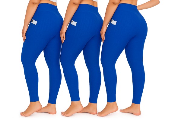 PLUS SIZE Solid textured BUTT LIFTED leggings