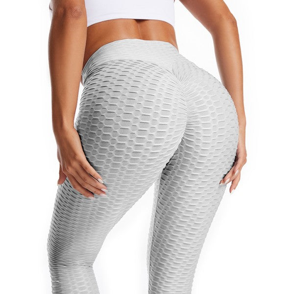 PLUS SIZE Solid textured BUTT LIFTED leggings