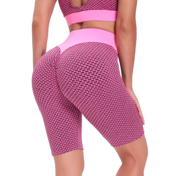 HIGH WAIST SCUNCH BUTT LIFTED TIK TOK BIKER SHORTS