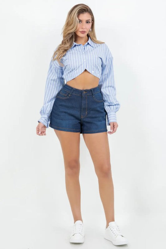 DENIM SHORT