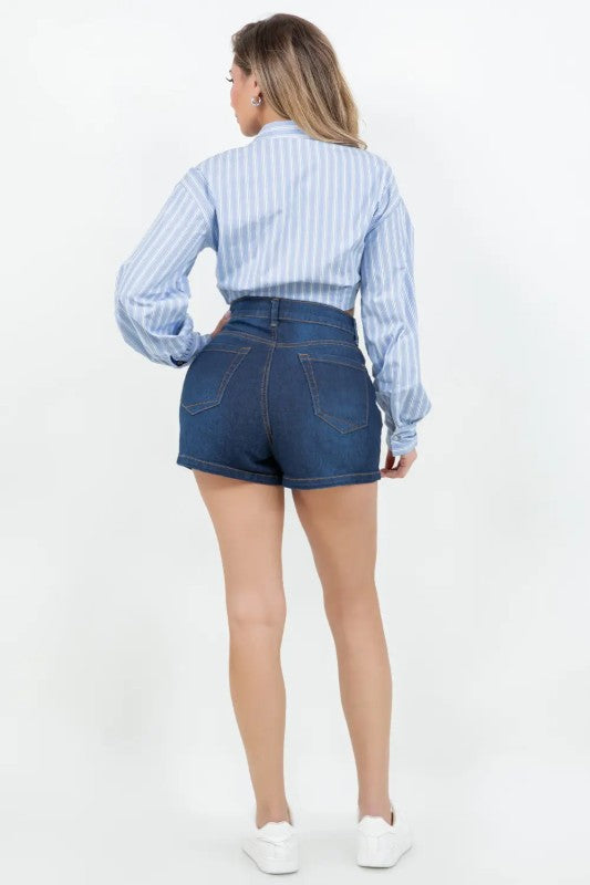 DENIM SHORT