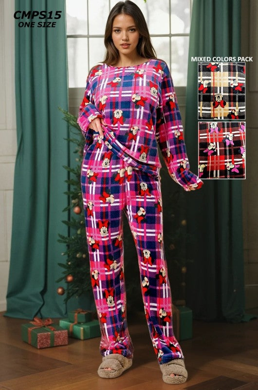 2 PIECE FLEECE   PAJAMA SETS